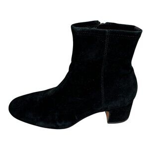 $305 Birdies Starling 50 Black Stretch Suede Bootie size 7.5